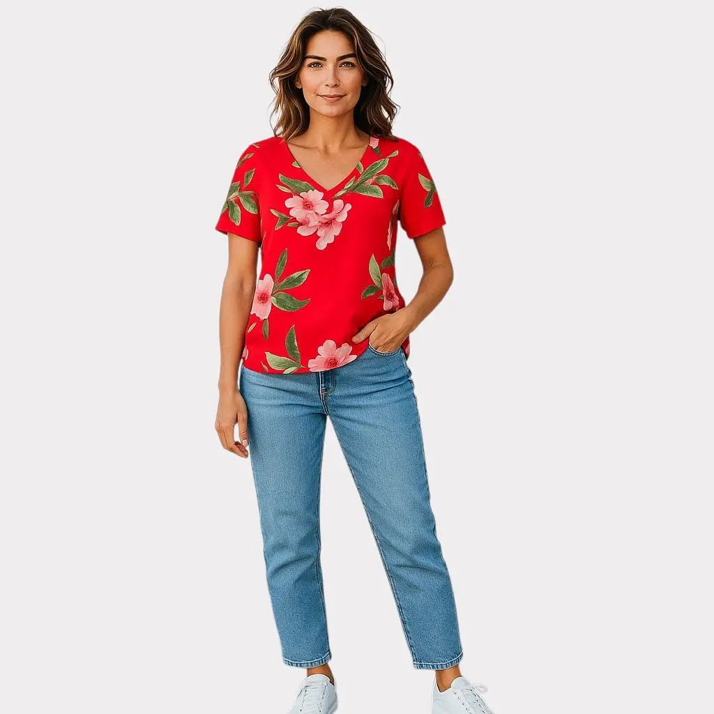 ONLY BLOUSE HAUT MANCHE COURTE FEMME ONLY