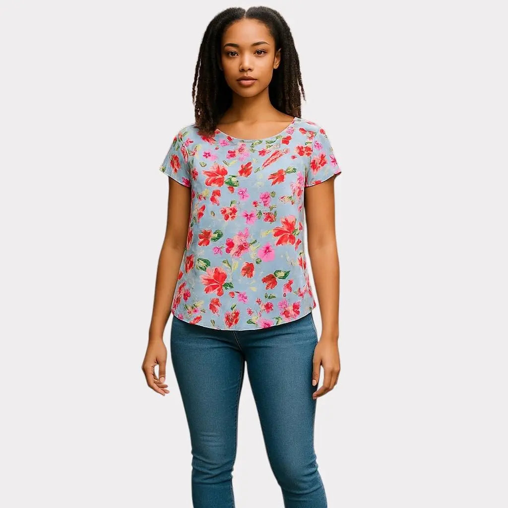 ONLY BLOUSE HAUT MANCHE COURTE FEMME ONLY