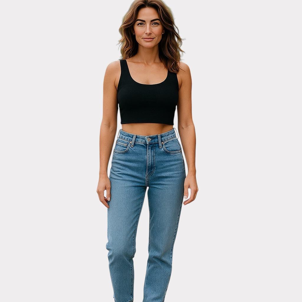 WEEKDAY DÉBARDEUR FEMME NOIR TOP