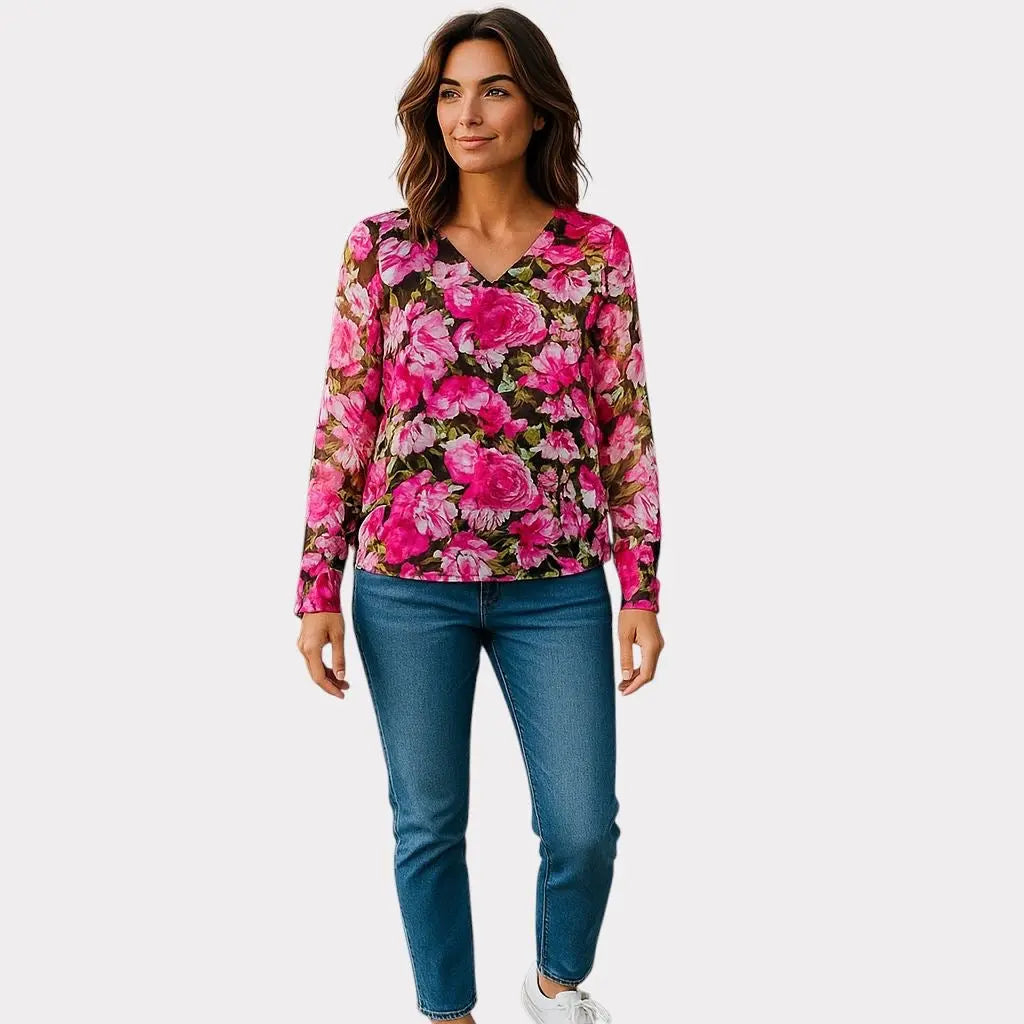 ONLY HAUT IMPRIMÉ FLORAL ONLY