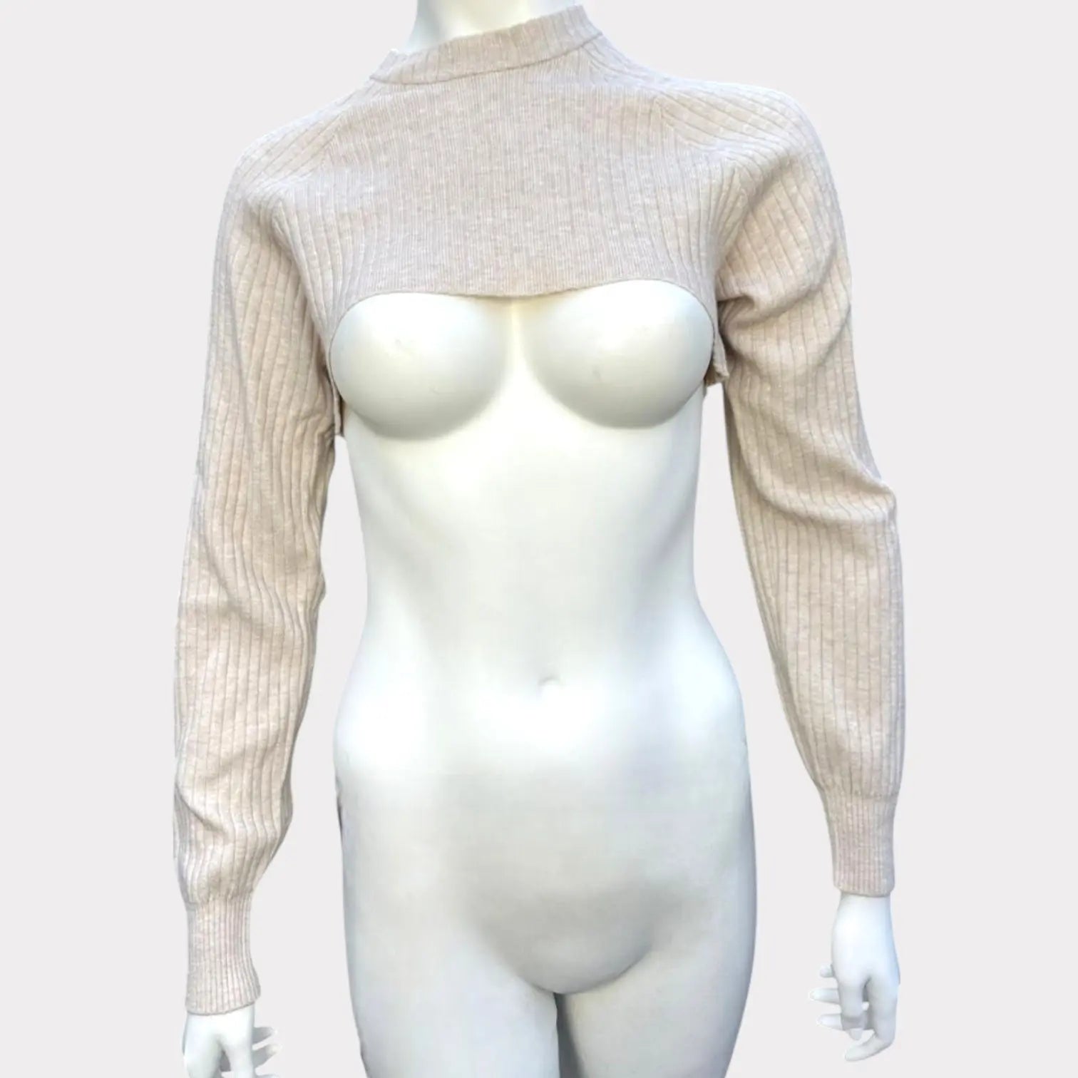 ETAM CROP TOP MANCHE LONGUE ETAM