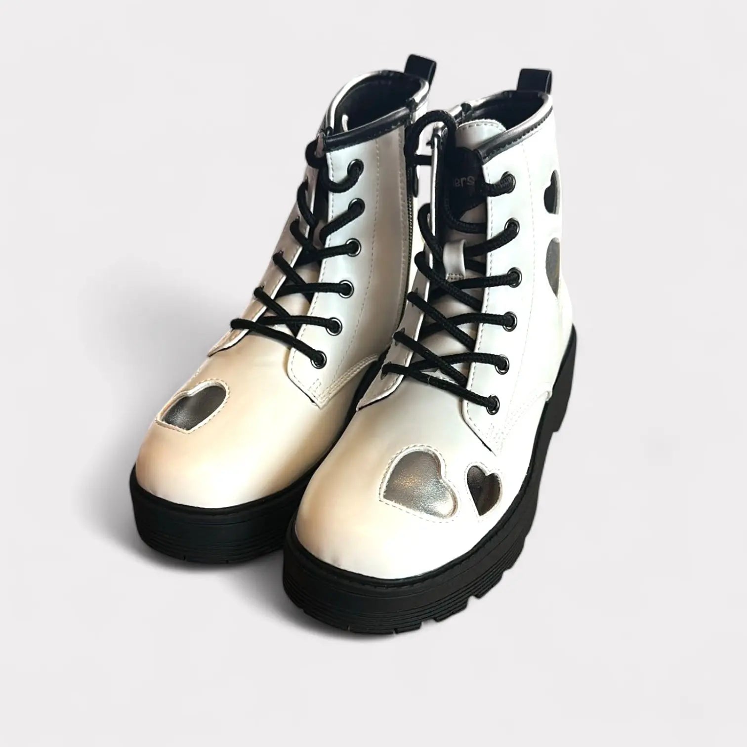 SKECHERS GRAVLEN HI METALLIC HEART KIDS SKECHERS