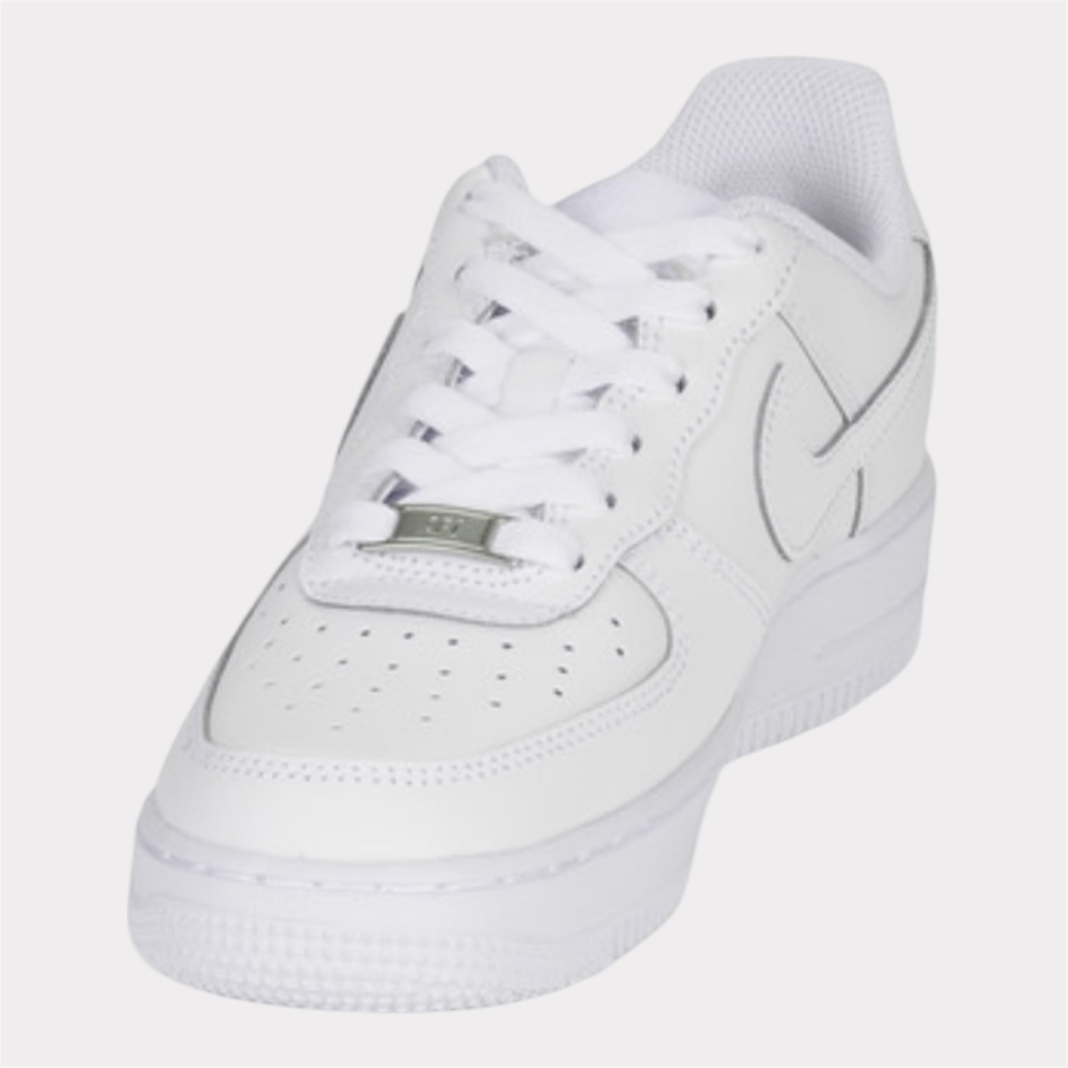 NIKE AIR FORCE 1 LOW TRIPLE WHITE (GS) - blanc NIKE
