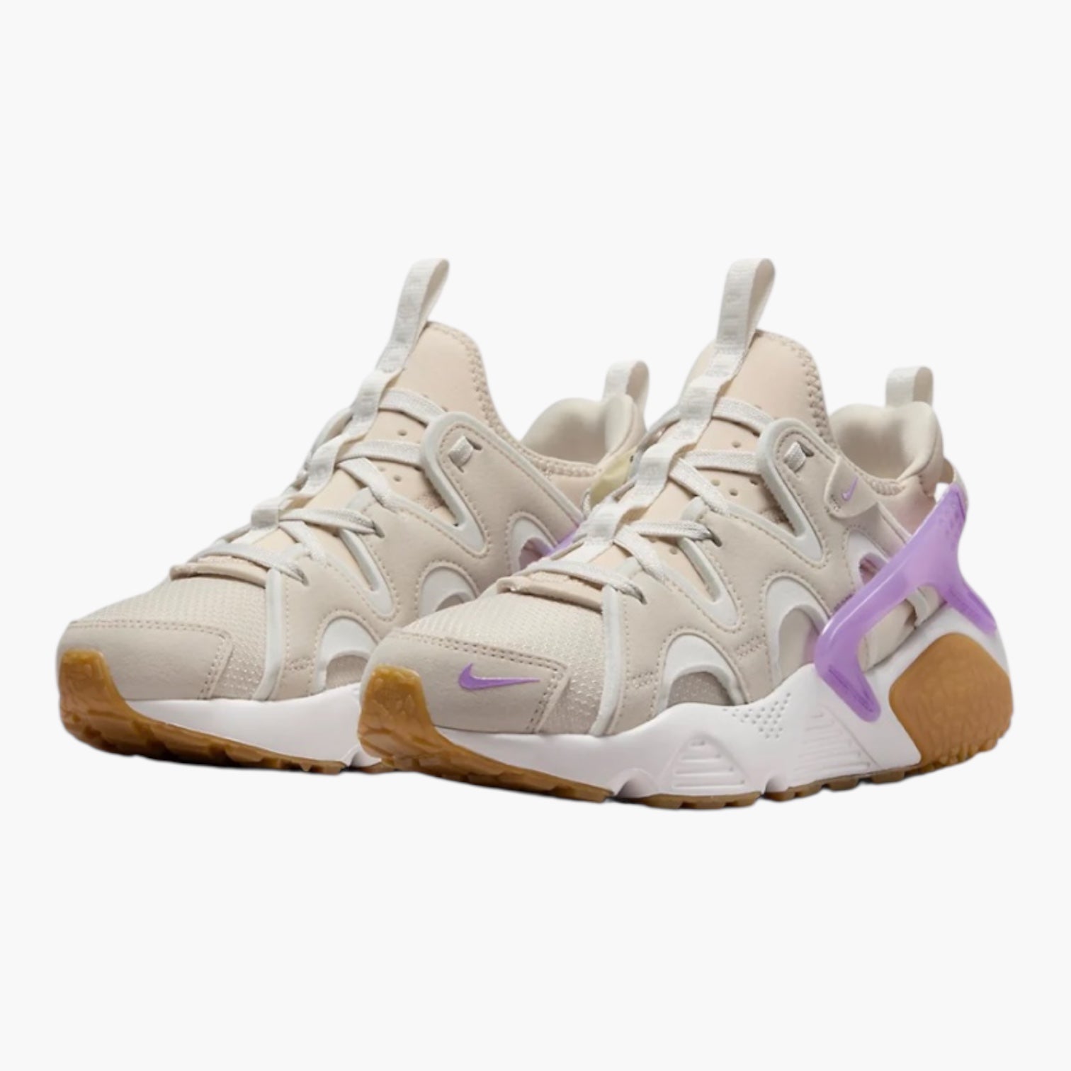 NIKE AIR HUARACHE CRAFT FEMME OREWOOD BRUN FUSHIA INTENSE NIKE