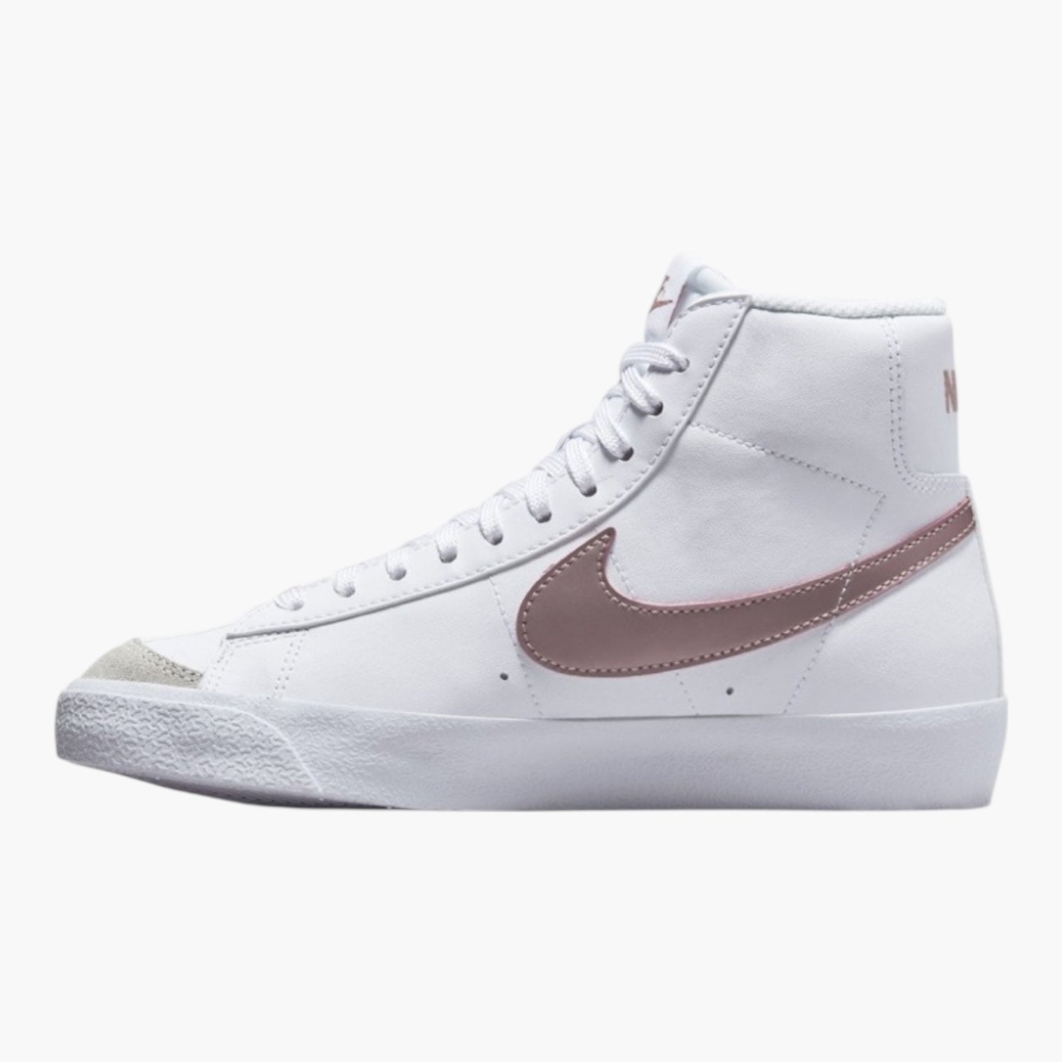 NIKE BLAZZER MID '77 (GS) BLANC ROSE FEMME NIKE