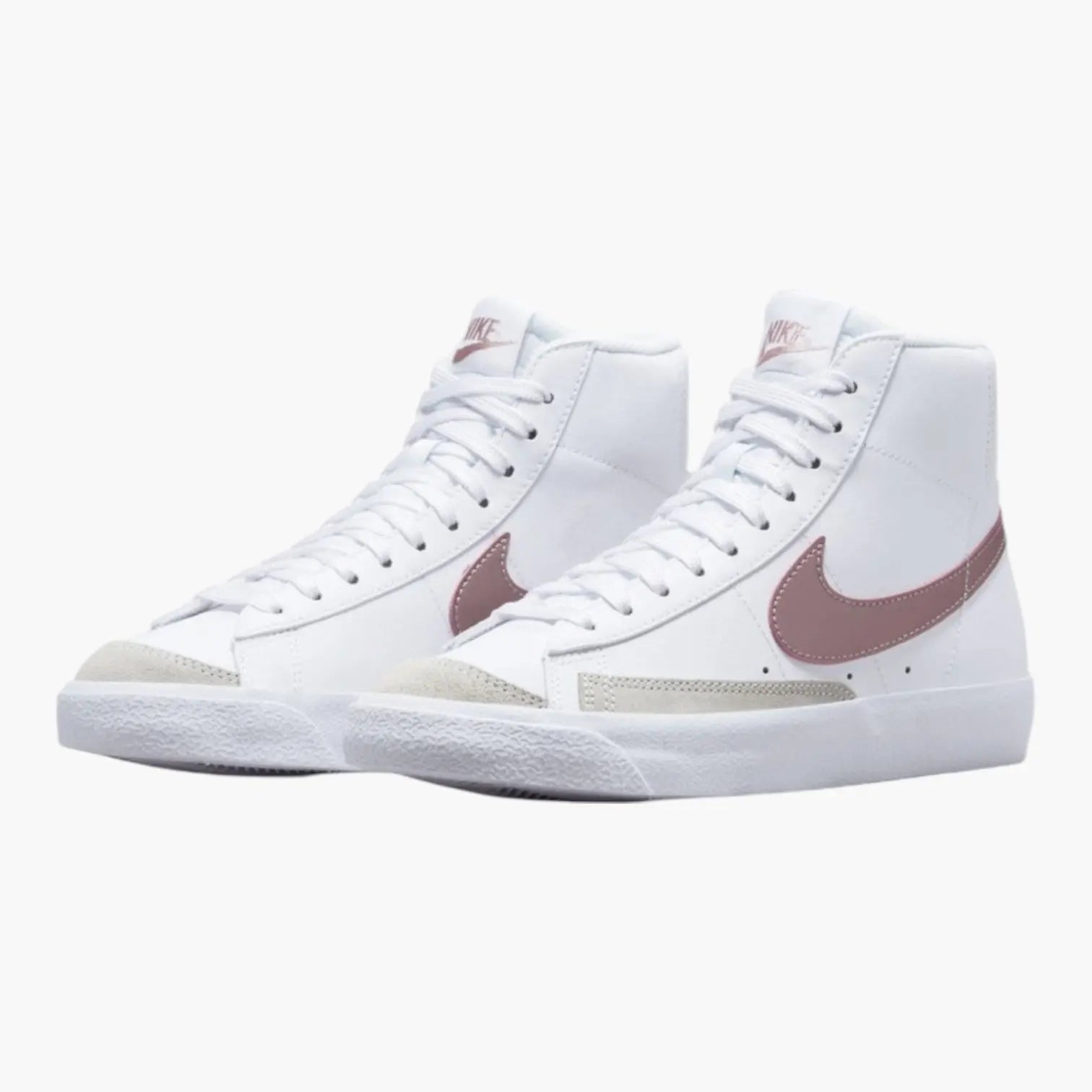 NIKE BLAZZER MID '77 (GS) BLANC ROSE FEMME NIKE