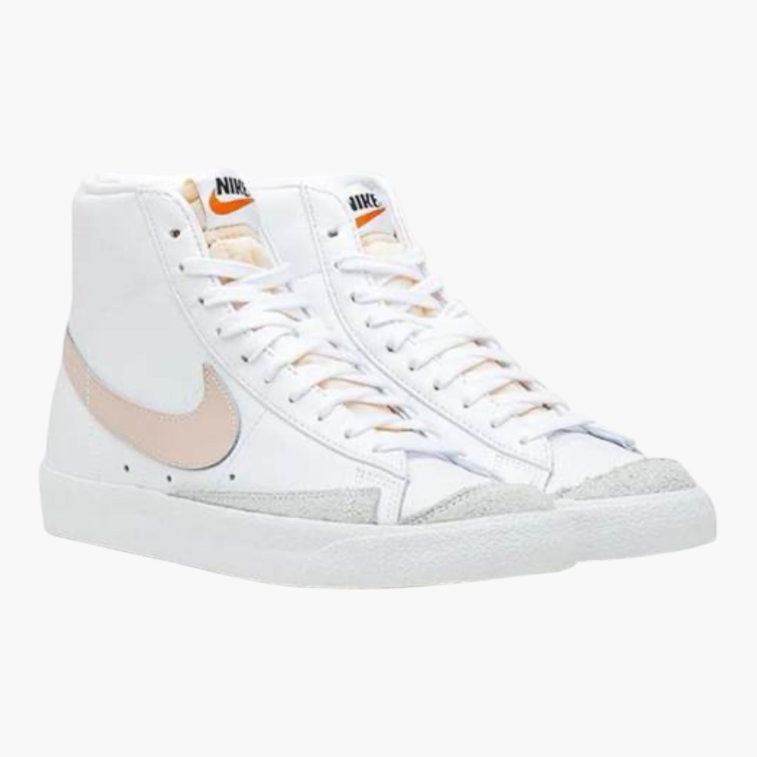 NIKE BLAZER MID'77 FEMME BASKET ROSE OXFORD BLANC NIKE