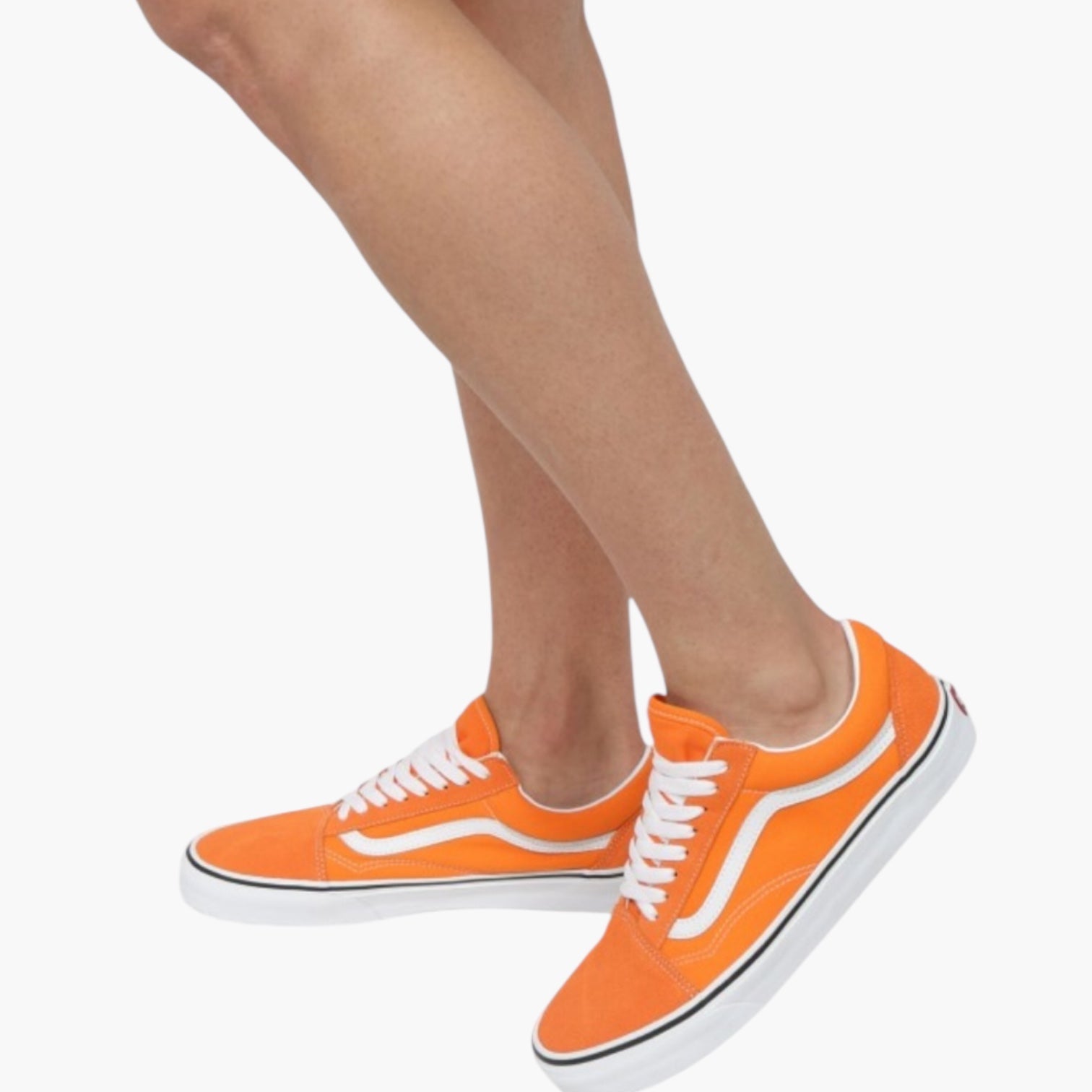 VANS OLD SKOOL ORANGE TIGER/ TRUE WHITE VANS