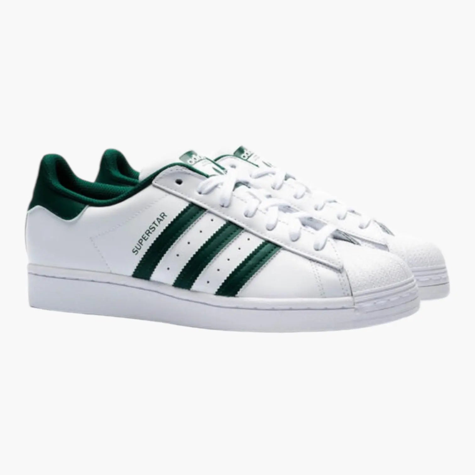 ADIDAS SUPERSTAR SNEAKER HOMME - BLANC ET VERT ADIDAS