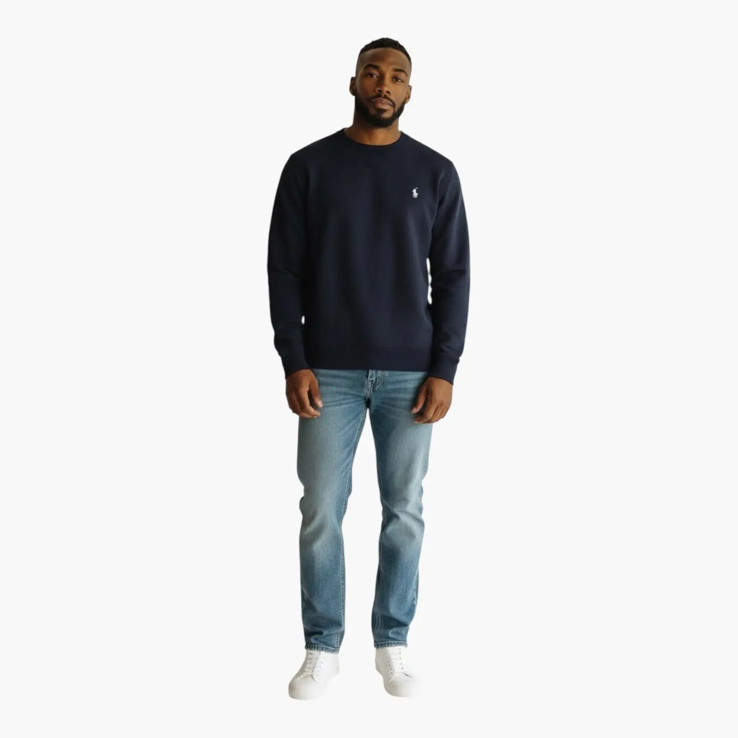 SWEATSHIRT LÉGER RALPH LAUREN HOMME BLEU MARINE