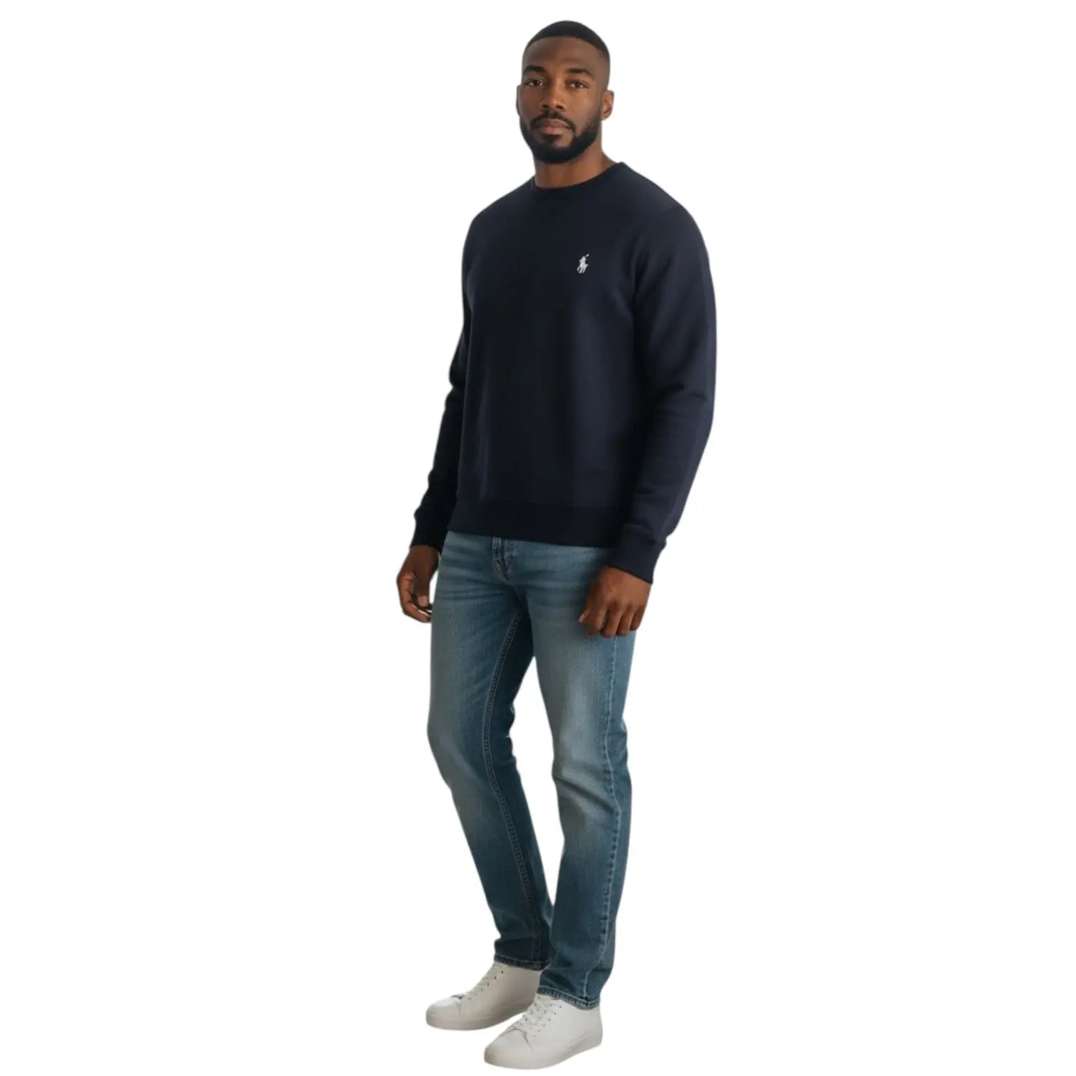 SWEATSHIRT LÉGER RALPH LAUREN HOMME BLEU MARINE