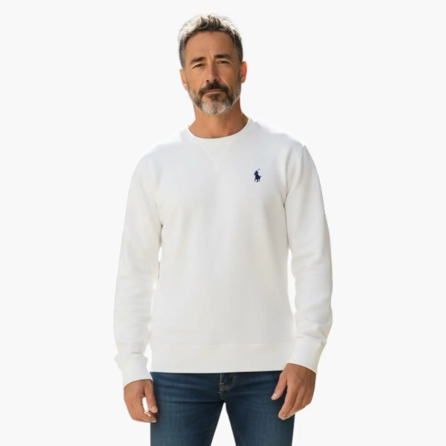 SWEATSHIRT LÉGER RALPH LAUREN HOMME - BLANC