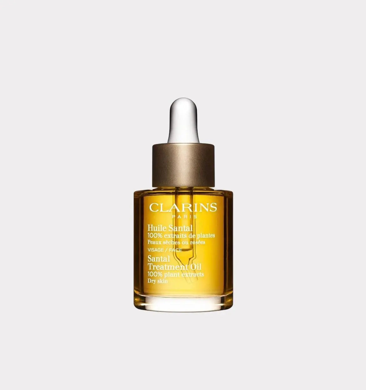 CLARINS HUILE SANTAL APAISE NOURIT PEAUX SÈCHES OU ROSÉES 30ML UNIQFRENCH