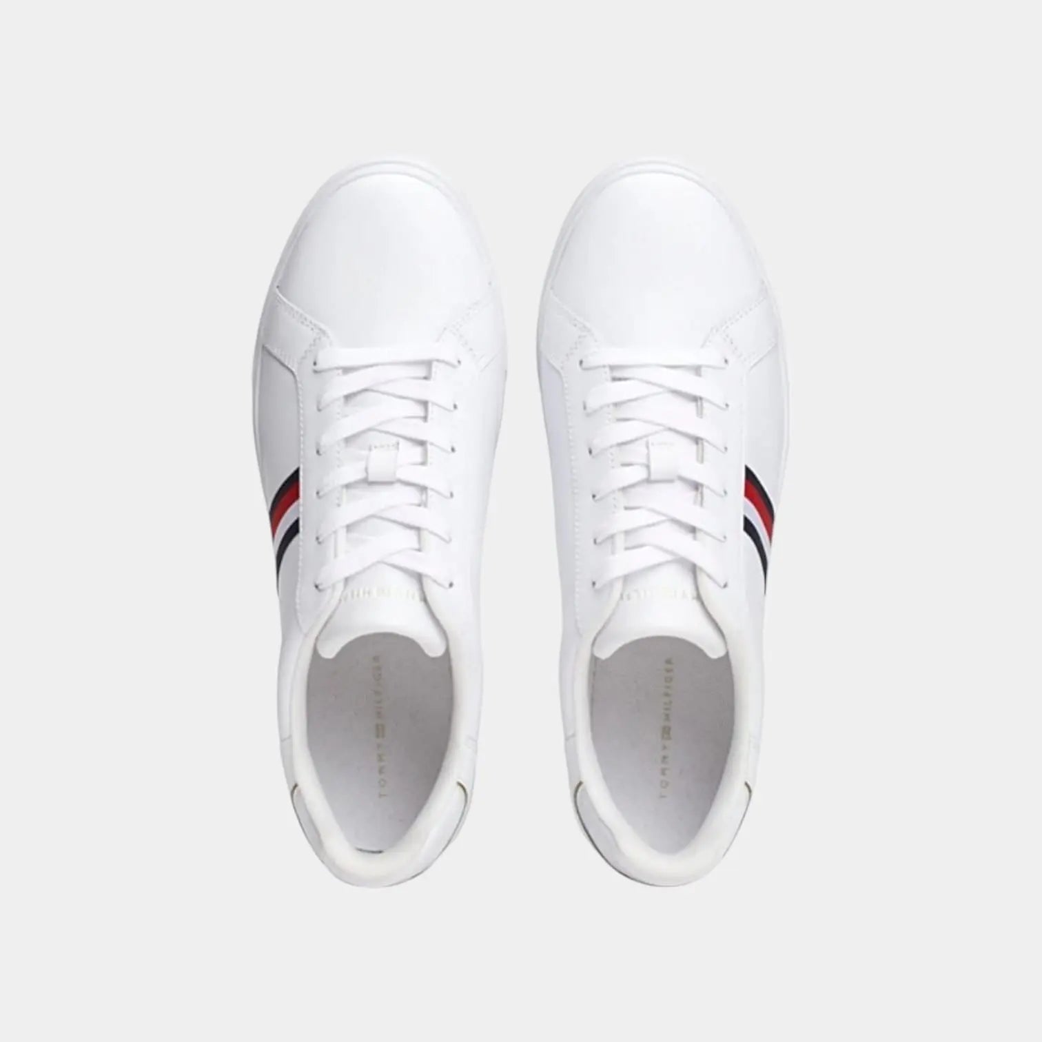 Baskets Tommy Hilfiger pour femme-Blanc UNIQFRENCH