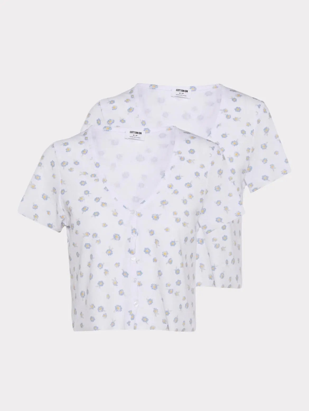 COTTON ON HAUT FEMME MANCHE COURTE X2 COTTON ON BODY