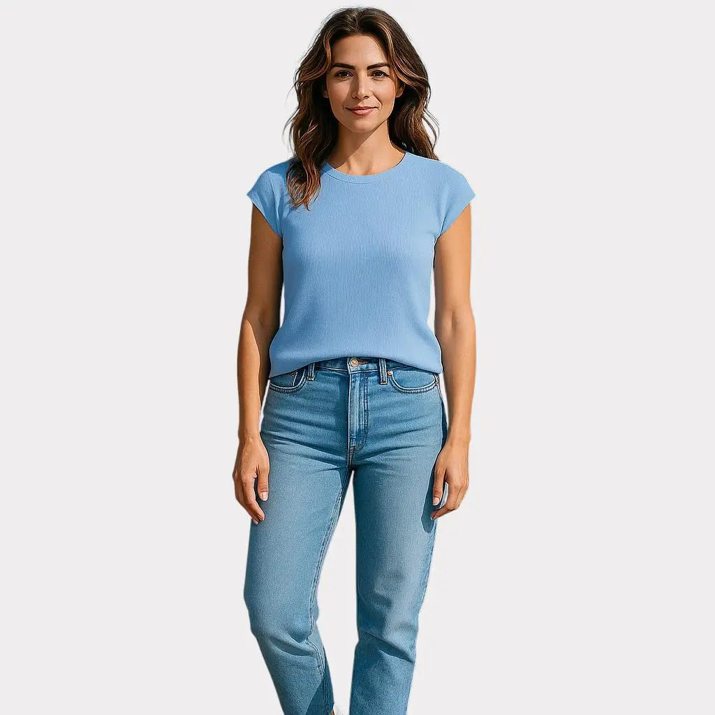 ANNA FIELD HAUT MANCHE COURTE FEMME ANNA FIELD