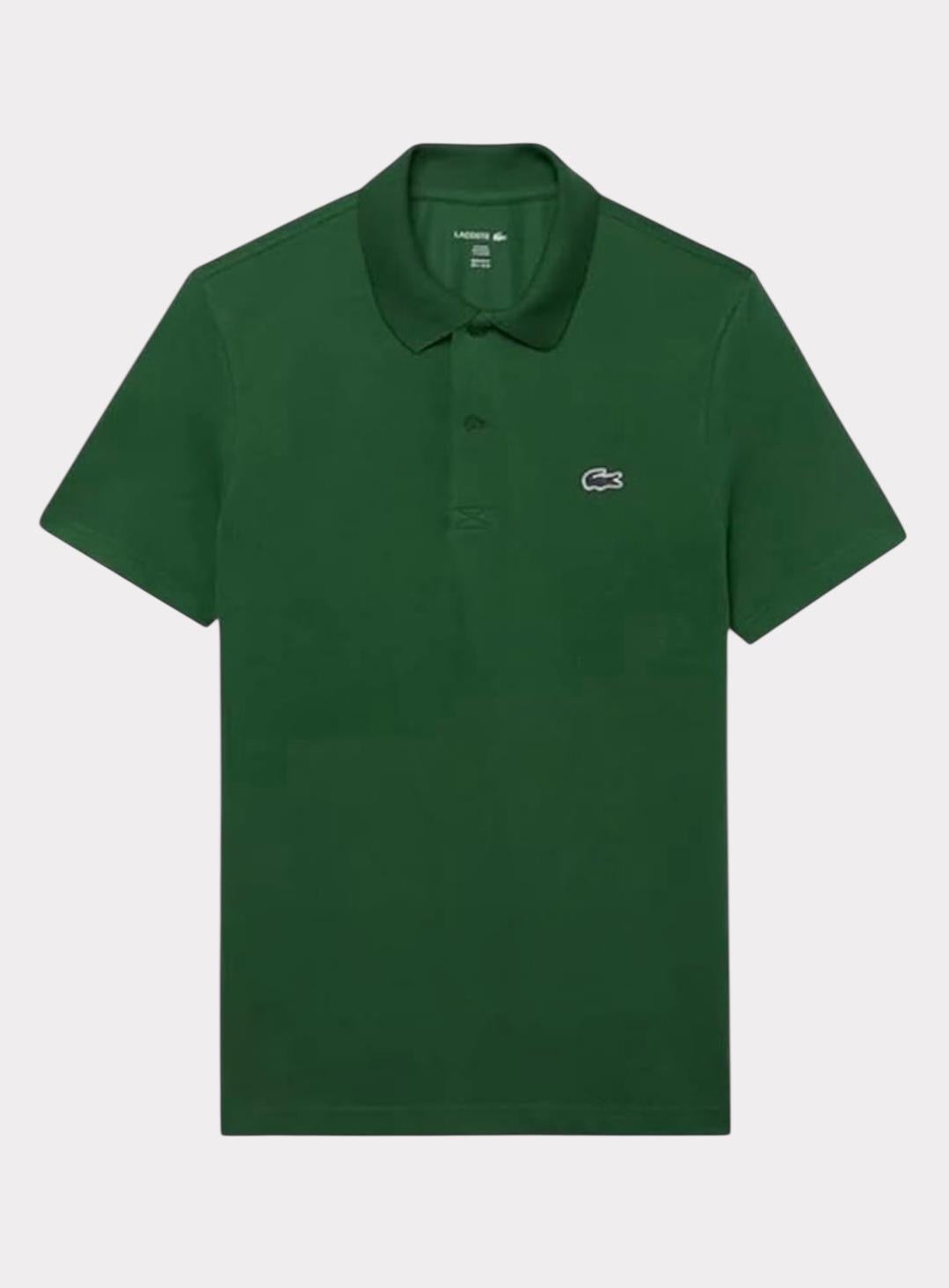 LACOSTE  POLO VERT DARK GREEN - Regular Fit