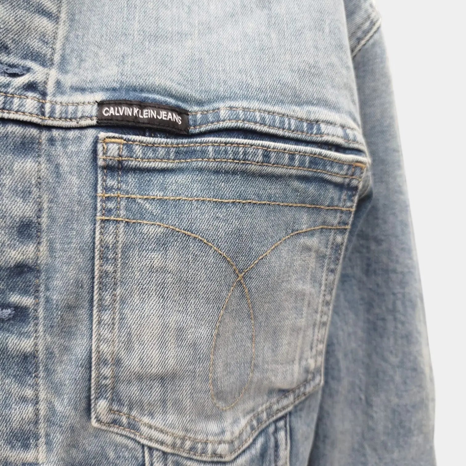 CALVIN KLEIN  VESTE EN JEAN MIXTE UNIQFRENCH