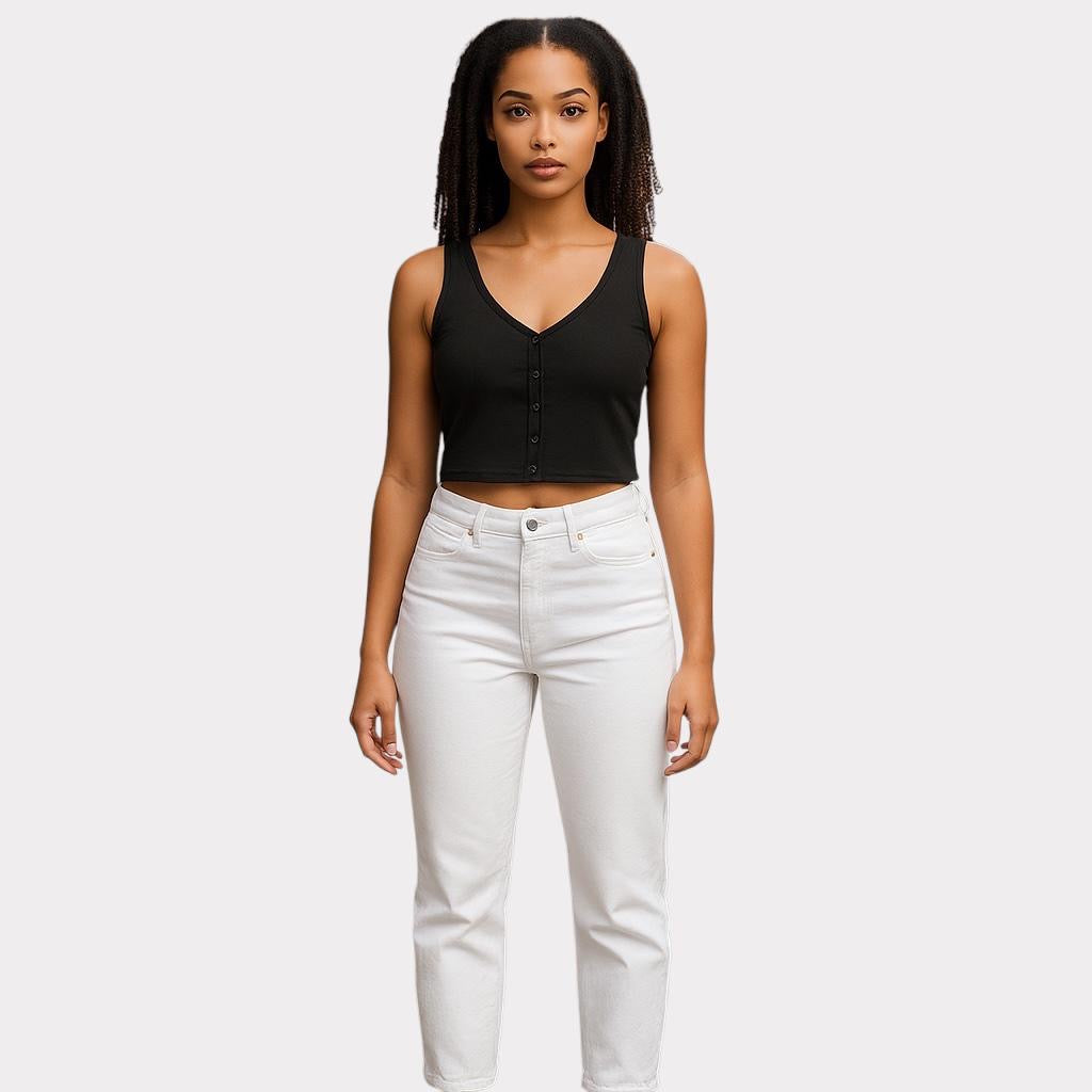 WEEKDAY TOP COURT FEMME NOIR
