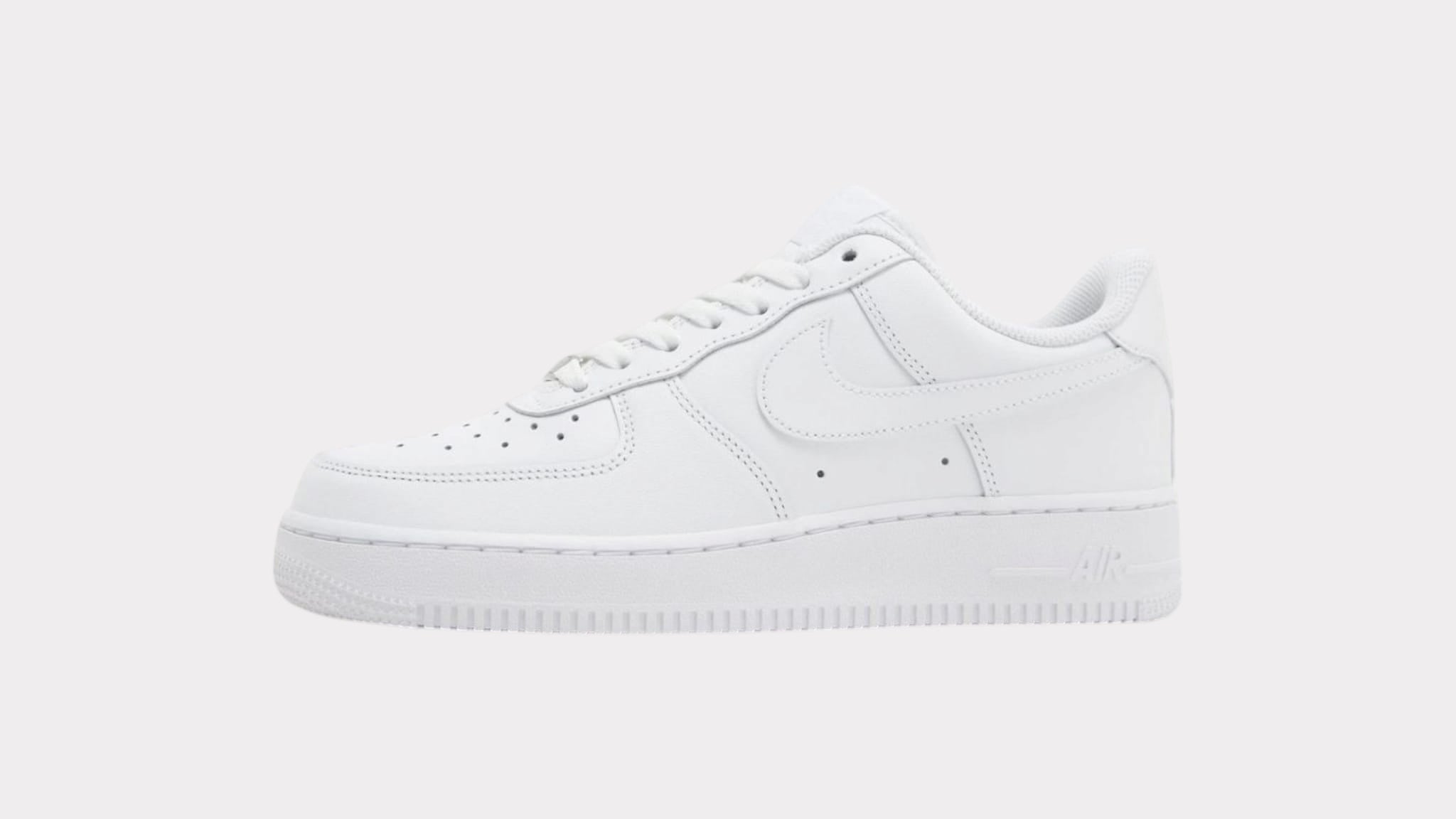 NIKE AIF FORCE 1 TRIPLE WHITE (GS)