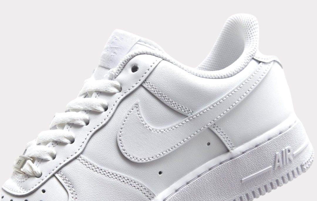 NIKE AIF FORCE 1 TRIPLE WHITE (GS)