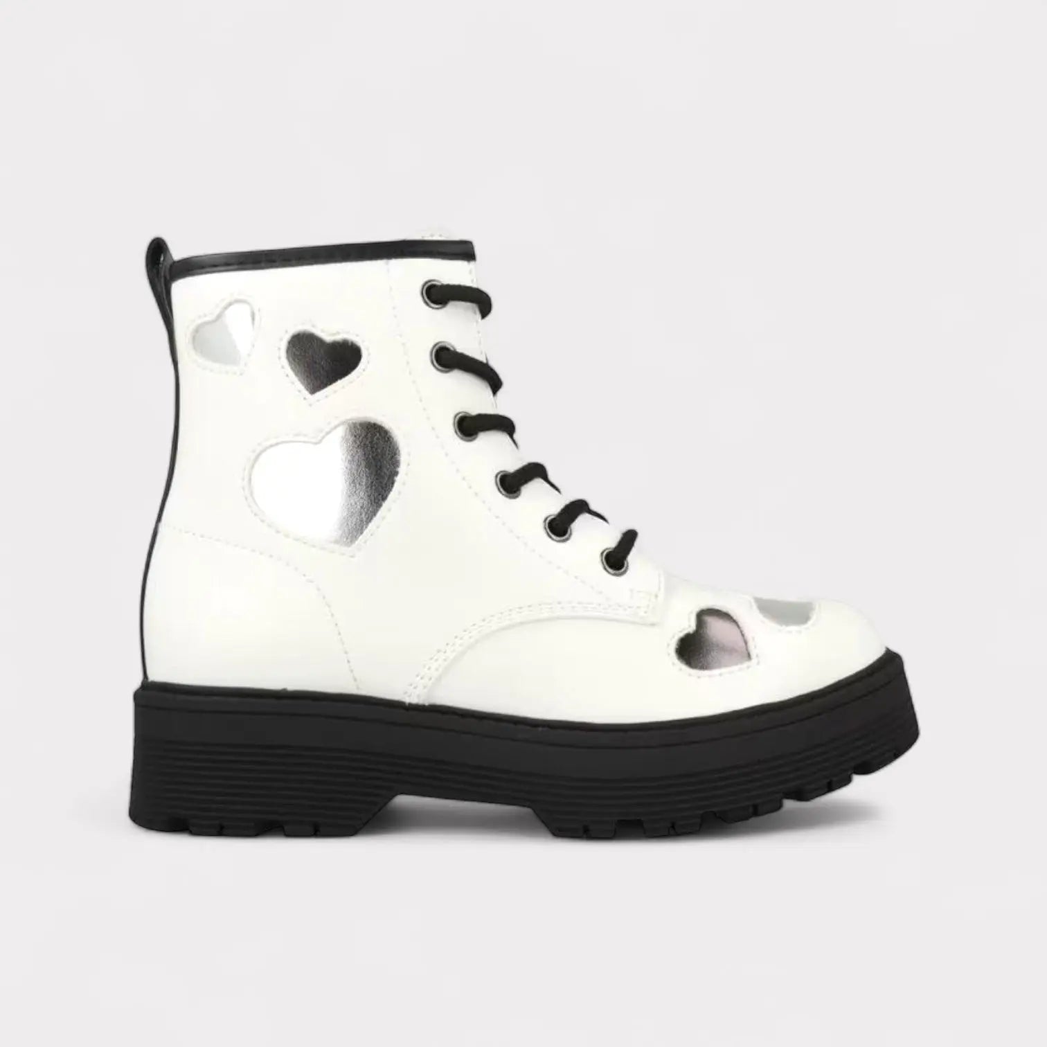 SKECHERS GRAVLEN HI METALLIC HEART KIDS SKECHERS