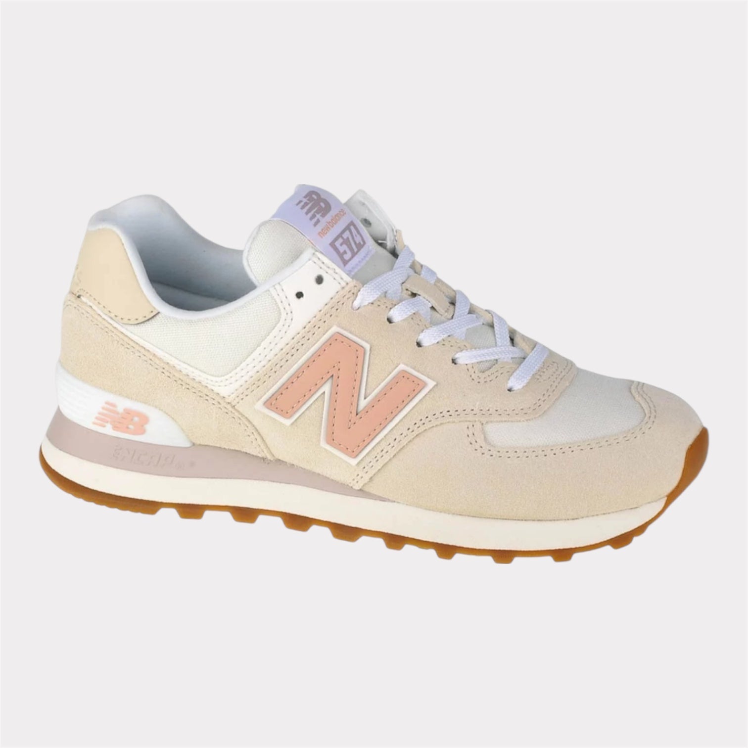 NEW BALANCE BASKET 574 - FEMME - BEIGE NEW BALANCE