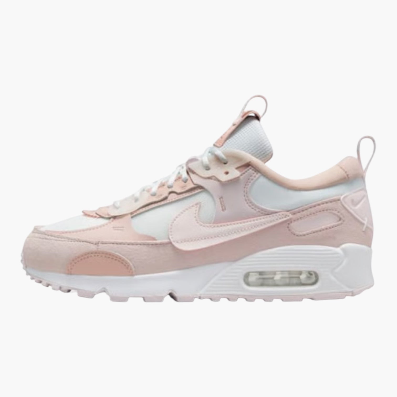 NIKE AIR MAX 90 FUTURA BLANC SOMMET ROSE DOUX CLAIR NIKE
