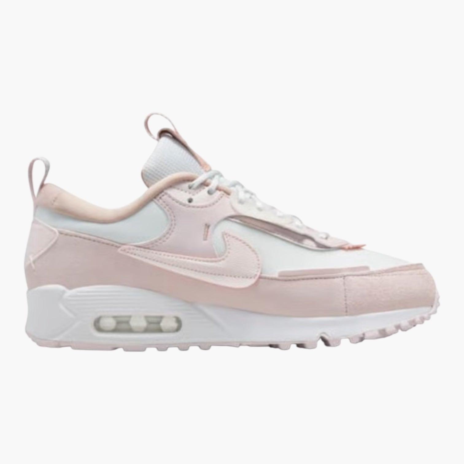 NIKE AIR MAX 90 FUTURA BLANC SOMMET ROSE DOUX CLAIR NIKE