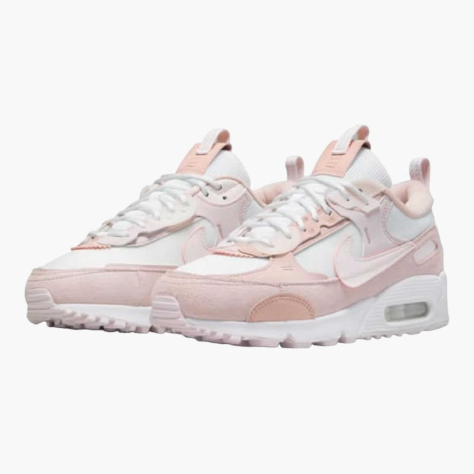 NIKE AIR MAX 90 FUTURA BLANC SOMMET ROSE DOUX CLAIR NIKE