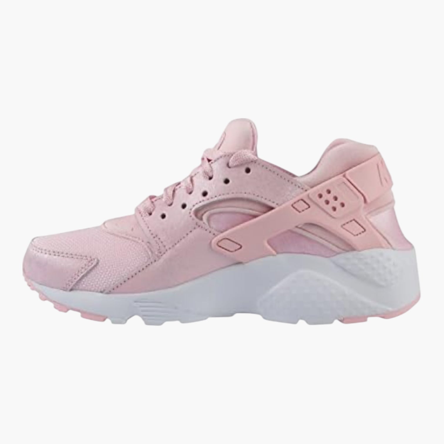 NIKE HUARACHE RUN SE (GS) ROSE BLANC NIKE