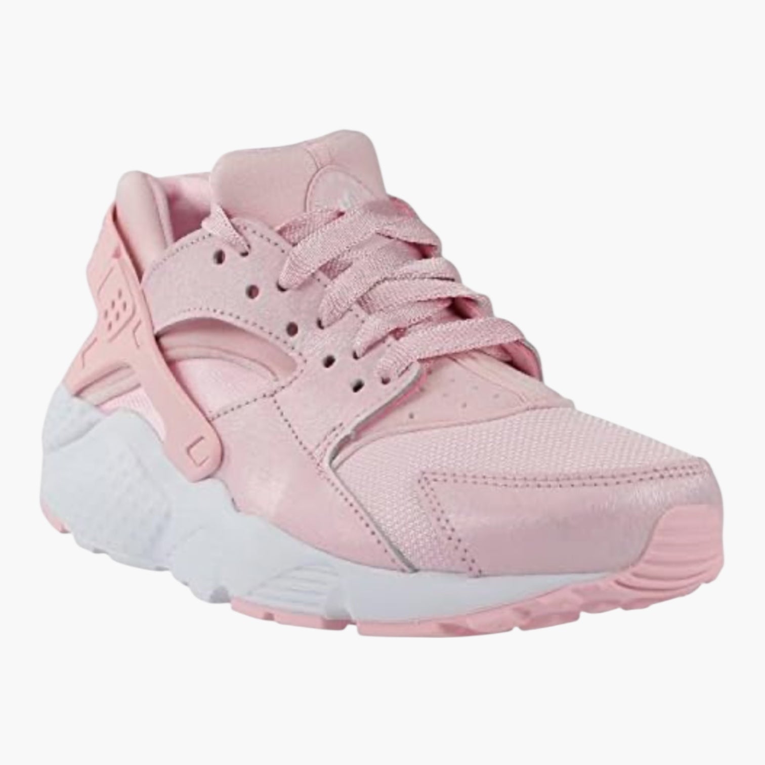 NIKE HUARACHE RUN SE (GS) ROSE BLANC NIKE