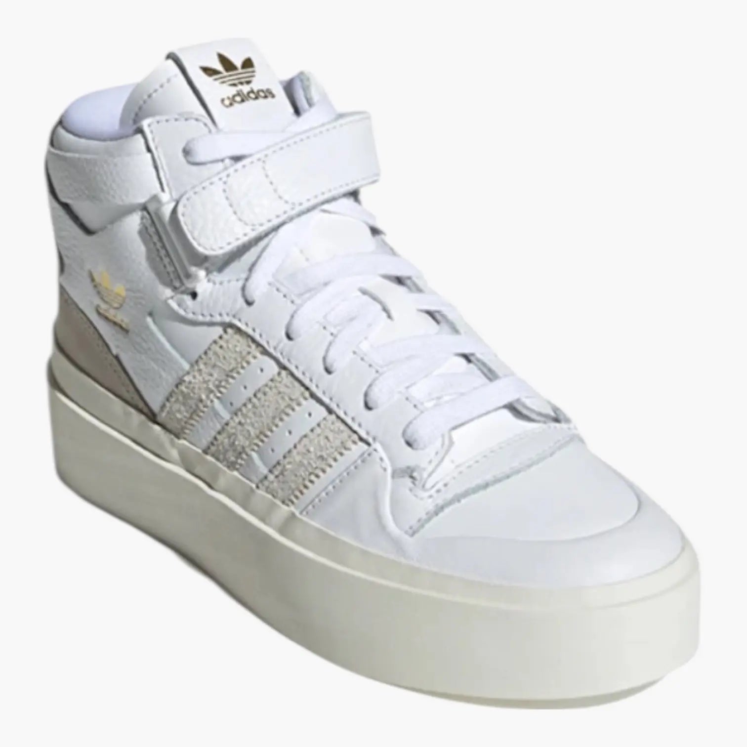 ADIDAS FORUM BONEGA MID FEMME ORIGINALS BLANC BEIGE ADIDAS