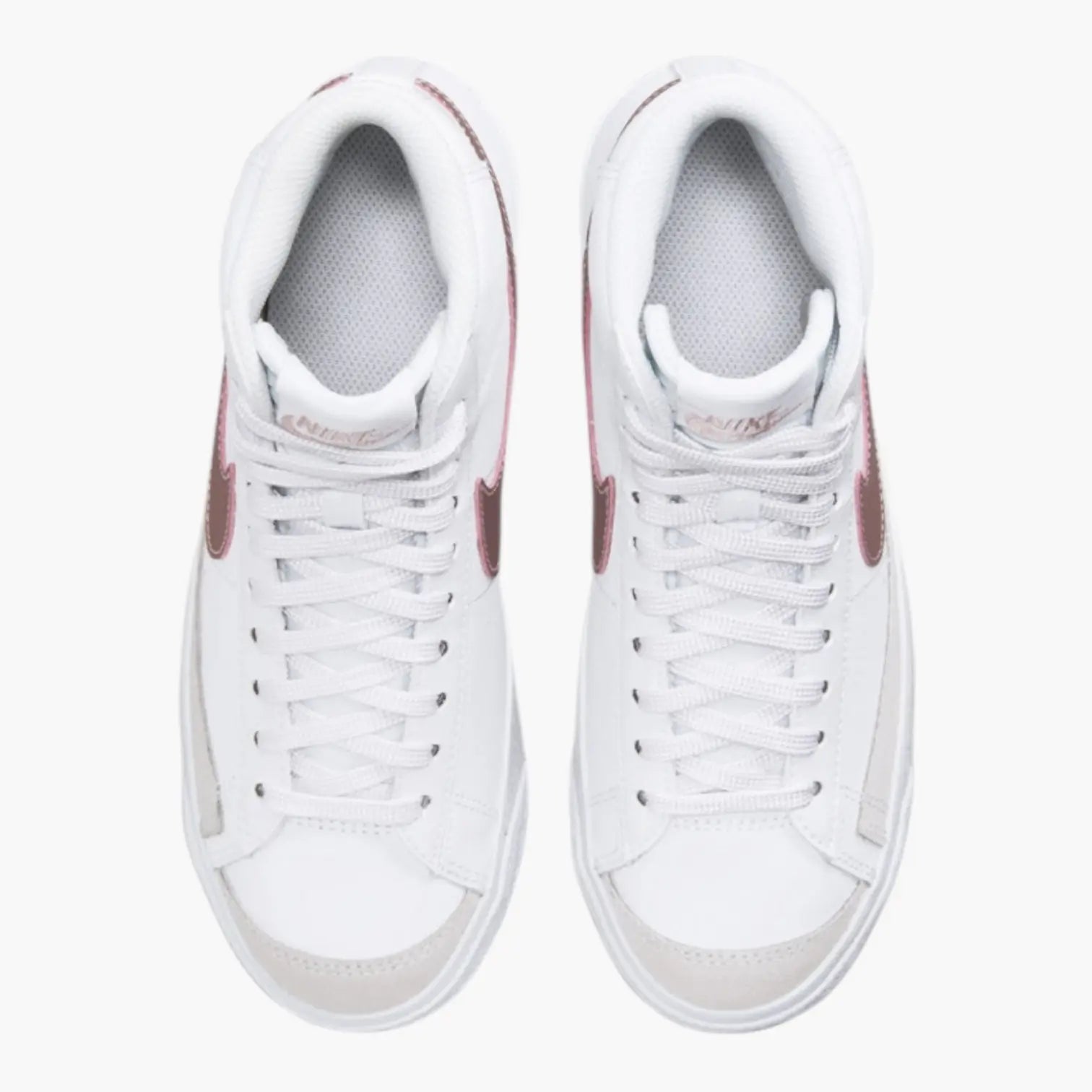 NIKE BLAZZER MID '77 (GS) BLANC ROSE FEMME NIKE