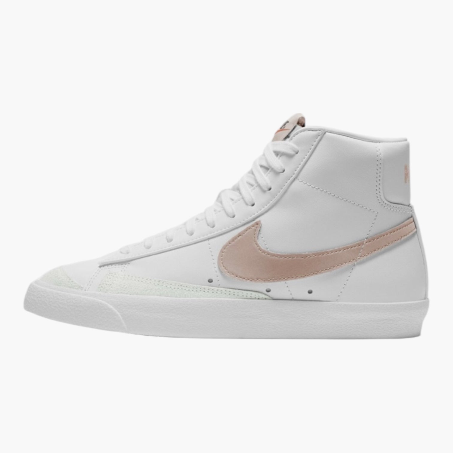 NIKE BLAZER MID'77 FEMME BASKET ROSE OXFORD BLANC NIKE
