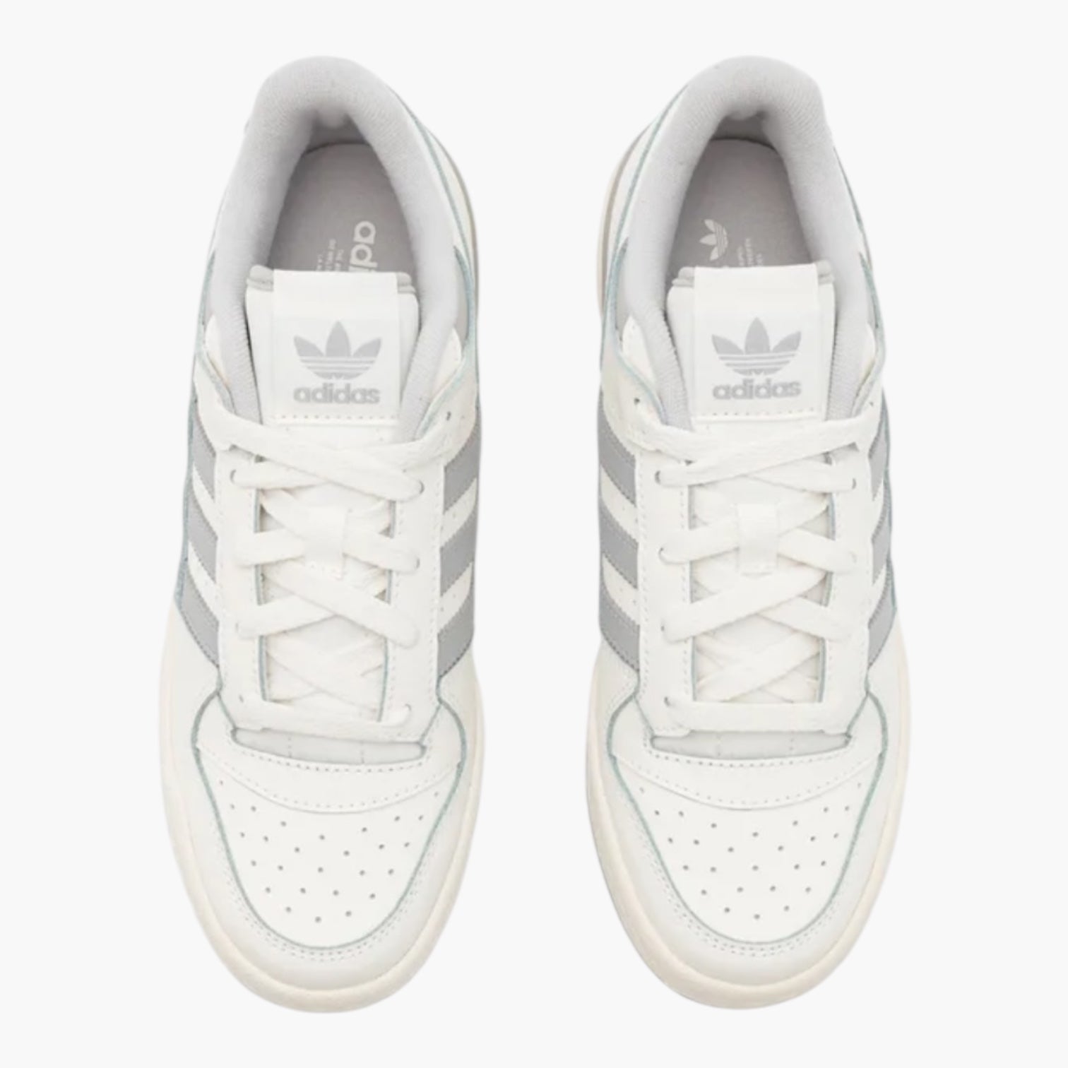 Baskets basses Adidas Forum blanches et grises NIKE