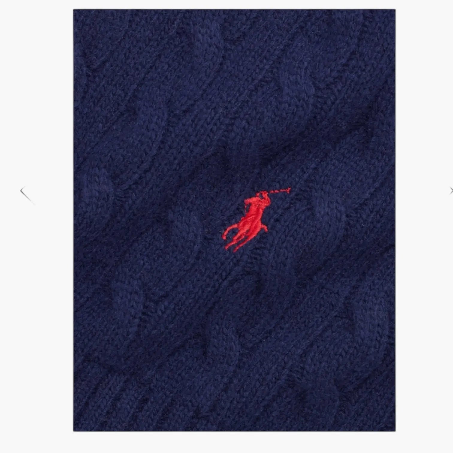 RALPH LAUREN ECHARPE BLEU/ NAVY BLUE - MIXTE
