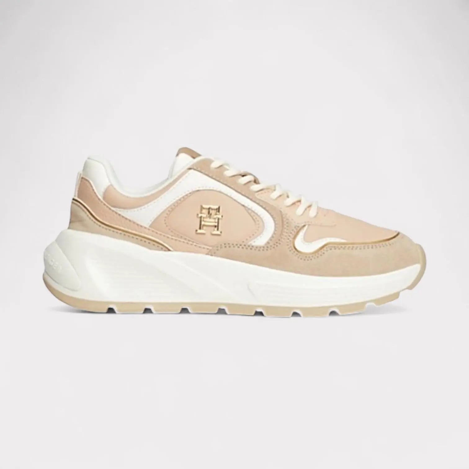 BASKET  TOMMY HILFIGER FEMME - Beige UNIQFRENCH
