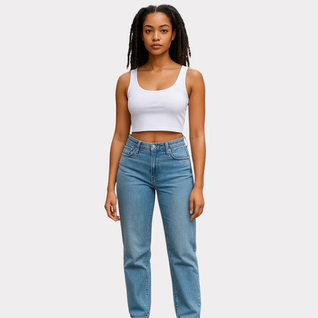 OYSHO TOP ARGENTÉ FEMME OYSHO