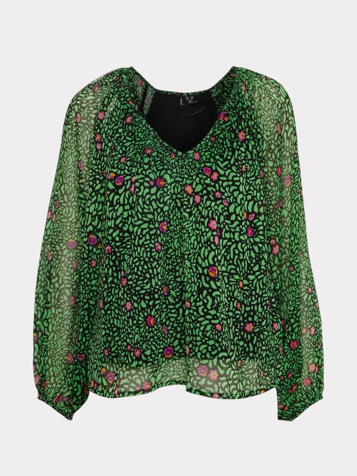 VERO MODA HAUT MANCHE LONGUE VERT VERO MODA